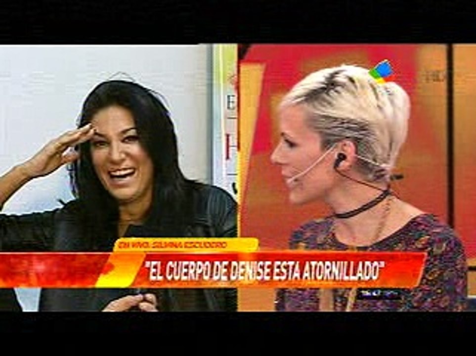 Pelea en vivo entre Silvina Escudero y Denise Dumas