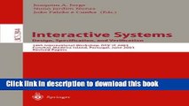 [Popular Books] Interactive Systems. Design, Specification, and Verification: 10th International