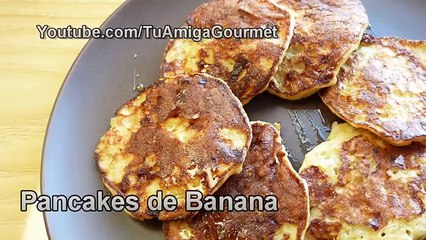 Aprende a hacer panquecas sin harina y sin azúcar