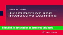[Popular Books] 3D Immersive and Interactive Learning Full Online