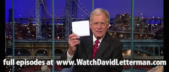 Eminem in Late Show with David Letterman 2010-06-25