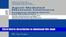 [Popular Books] Agent-Mediated Electronic Commerce. Designing Trading Agents and Mechanisms: AAMAS