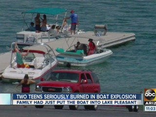 Two teens injured in boat explosion on Lake Pleasant