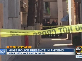 Police presense in Phoenix, suspect now in custody