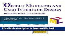 [Popular Books] Object Modeling and User Interface Design: Designing Interactive Systems Full