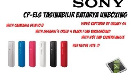 Sony CP-ELS Taşınabilir Şarj - Unboxing