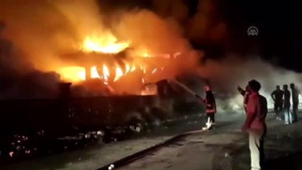 Konya'da Sanayi Sitesinde Yangın