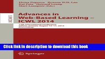 [Popular Books] Advances in Web-Based Learning -- ICWL 2014: 13th International Conference,