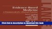 [Popular Books] Evidence-Based Medicine: A Framework for Clinical Practice Free Online