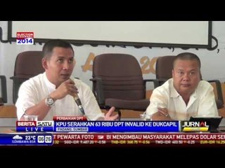 KPU Sumbar Serahkan 63 Ribu DPT Invalid ke Dukcapil