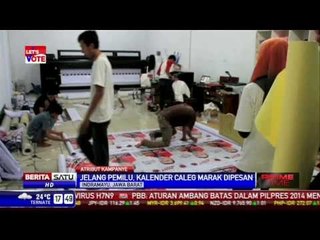 Kalender 2014 Bergambar Caleg Marak di Indramayu