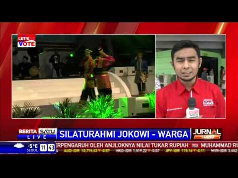 Jokowi Silaturahmi dengan Masyarakat di Istora Senayan