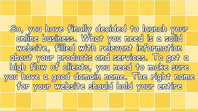 Pointers in Choosing a Domain Name