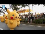 Multitudinario desfilde de Pikachus en Yokohama, Japón