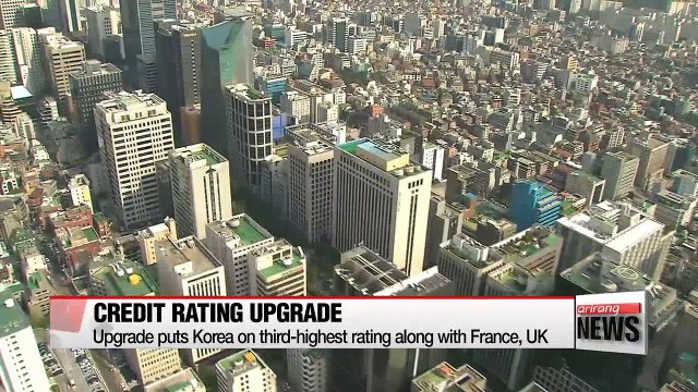 S&P upgrades Korea's sovereign rating to 'AA'