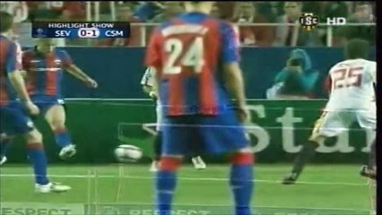 اهداف مباراة سيسكا موسكو و اشبيلية دوري الابطال 2010