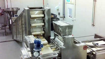 Lebanese bread equipment, pita bread automatic cross sheeter flattener