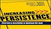 [Fresh] Increasing Persistence: Research-based Strategies for College Student Success Online Books