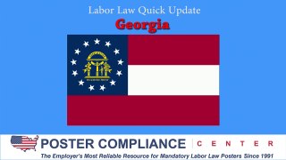 Georgia Labor Law Poster Update