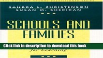 Ebooks Schools and Families: Creating Essential Connections for Learning Popular Book