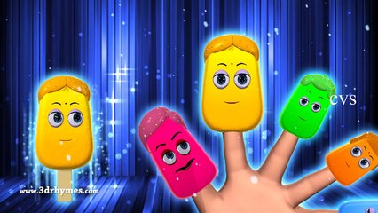 Ice Cream Finger Family Finger Song | 3D Animation Nursery Rhymes & Songs for Children