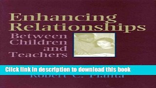 Books Enhancing Relationships Between Children   Teachers Free Book