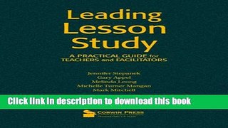 [Popular Books] Leading Lesson Study: A Practical Guide for Teachers and Facilitators Free