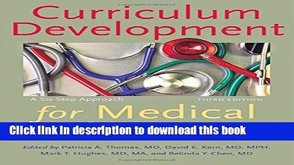 [Fresh] Curriculum Development for Medical Education: A Six-Step Approach Online Ebook