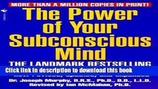 Download The Power of Your Subconscious Mind E-Book Free