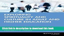[Fresh] Exploring Spirituality and Culture in Adult and Higher Education Online Books