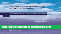 [PDF] Physics and Modelling of Wind Erosion E-Book Free
