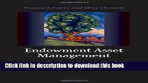 [Fresh] Endowment Asset Management: Investment Strategies in Oxford and Cambridge Online Books