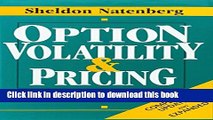[Popular] Books Option Volatility   Pricing: Advanced Trading Strategies and Techniques Full