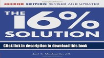 [Popular] Books The 16% Solution: How to Get High Interest Rates in a Low-Interest World with Tax