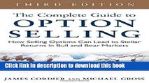 [Popular] Books The Complete Guide to Option Selling: How Selling Options Can Lead to Stellar