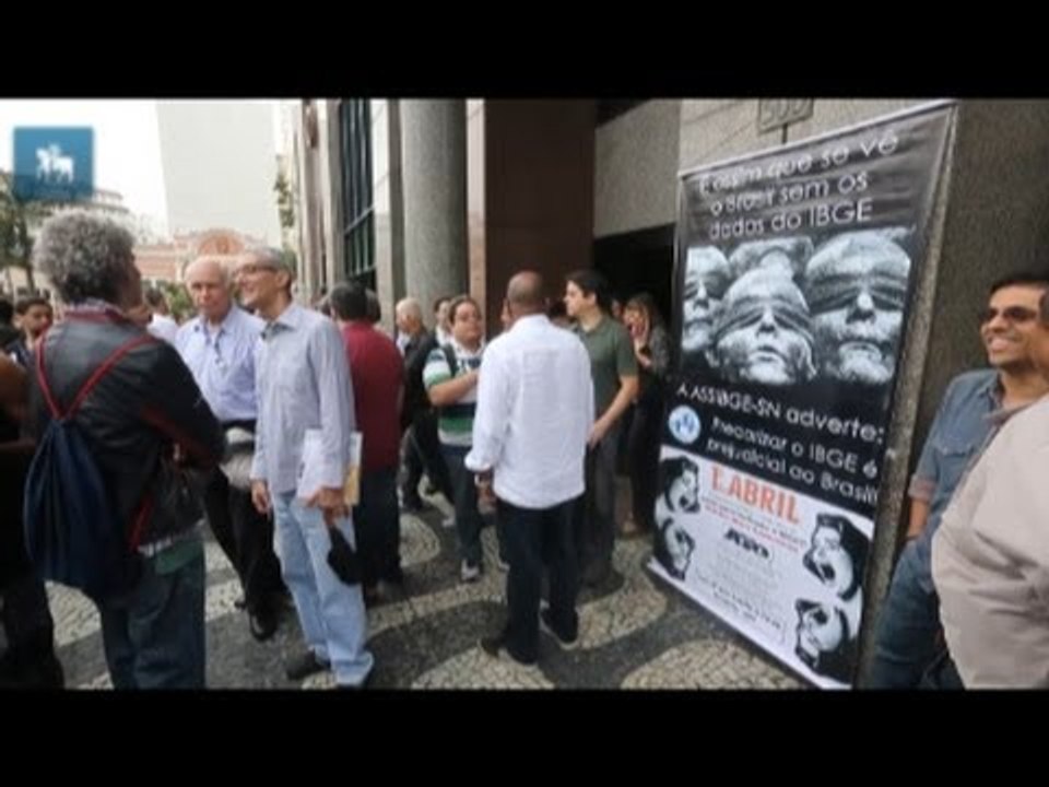 Protesto pede autonomia para o IBGE