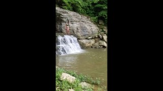 How not to jump off a waterfall