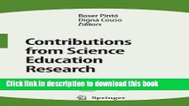 [Popular Books] Contributions from Science Education Research Full
