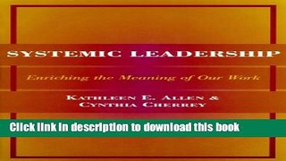 Books Systemic Leadership Popular Book