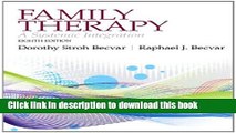 [Popular] Books Family Therapy: A Systemic Integration (8th Edition) Free Download