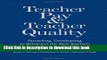 Ebooks Teacher Pay and Teacher Quality: Attracting, Developing, and Retaining the Best Tea Free Book