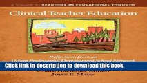 Ebooks Clinical Teacher Education: Reflections from an Urban Professional Development School