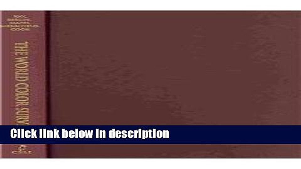 Download World Color Survey (Center for the Study of Language and Information - Lecture Notes)