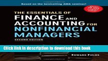 [Popular] Books The Essentials of Finance and Accounting for Nonfinancial Managers Full Online