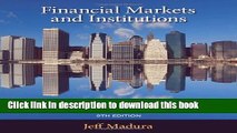 [Popular] Books Financial Markets and Institutions (with Stock Trak Coupon) Full Online