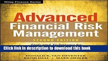 [Popular] Books Advanced Financial Risk Management: Tools and Techniques for Integrated Credit