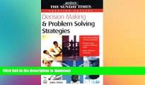 FAVORIT BOOK Decision Making   Problem Solving Strategies (Creating Success) FREE BOOK ONLINE
