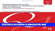 [Popular Books] Quality Assurance and Accreditation in Distance Education and e-Learning: Models,
