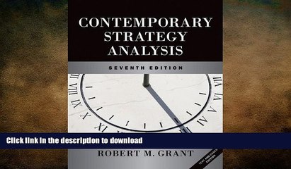 EBOOK ONLINE Contemporary Strategy Analysis and Cases: Text and Cases READ EBOOK