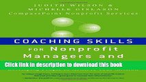 [Popular] Books Coaching Skills for Nonprofit Managers and Leaders: Developing People to Achieve